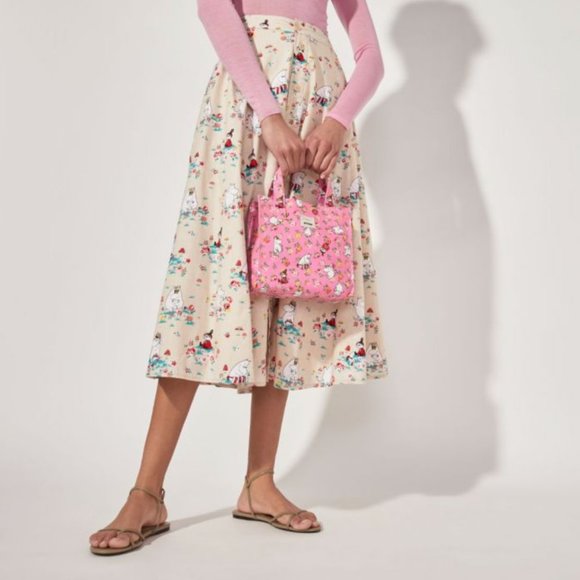 Cath Kidston Dresses & Skirts - CATH KIDSTON x MOOMIN Scenic Mushroom Button Through Midi Skirt Cream {DD31}